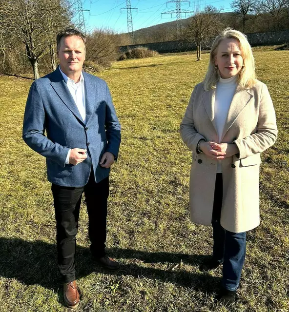 Taborsky (li) und Jaschke wollten das Großbauprojekt stoppen. | Foto: ÖVP