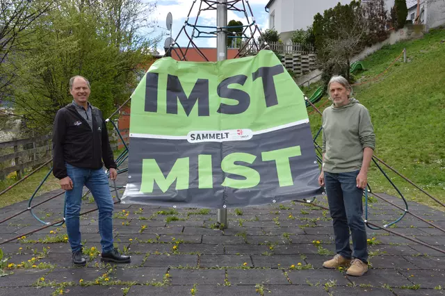 Treibende Kräfte hinter der Aktion sind Umweltreferent Norbert Praxmarer (l.) und Herbert Hafele. | Foto: Stadt Imst