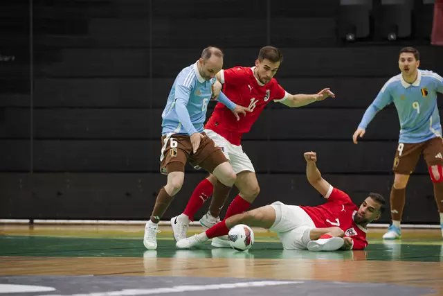 Beim zweiten Gastspiel in Graz unterlag das österreichische Futsal-Nationalteam Belgien mit 0:2.  | Foto: GEPA