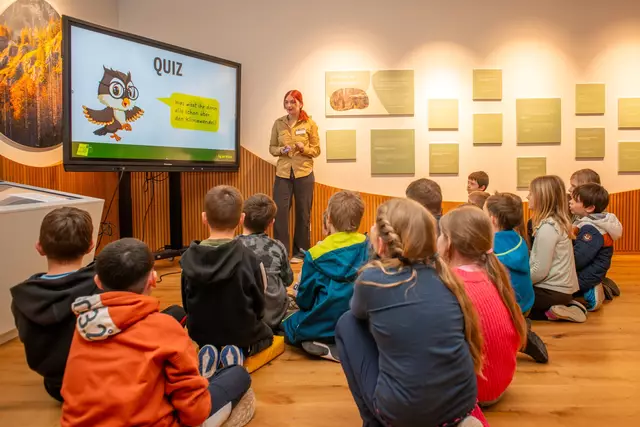 Ein "Klassenzimmer der besonderen Art" im Haus der Wildnis in Lunz am See | Foto: Christian Scheucher/Wildnisgebiet Dürrenstein-Lassingtal