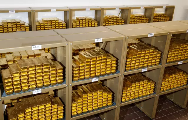 Gold ist ein sicherer Hafen in turbulenten Zeiten. Das wissen auch die Staaten. Hier die österreichische Goldreserve der Österreichischen Nationalbank, abgelichtet im Jahr 2018. | Foto: OeNB