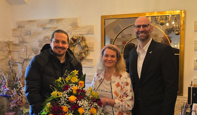 Michaela Kauder von Blumen Michaela wurde von der Wirtschaftskammer herzlich im Kreis der Althofener Unternehmer willkommen geheißen. | Foto: WKK St. Veit