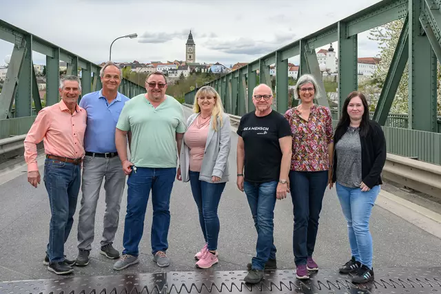 Das Vorbereitungsteam Rupert Zittmayr, Walter Forstenlechner, Markus Halla, Waltraud Paukner, Fritz Käferböck-Stelzer, Gabriele Käferböck, Sandra Raab (v. li.) Nicht am Bild: Dagmar Öhler | Foto: Mauthausenkomitee Enns