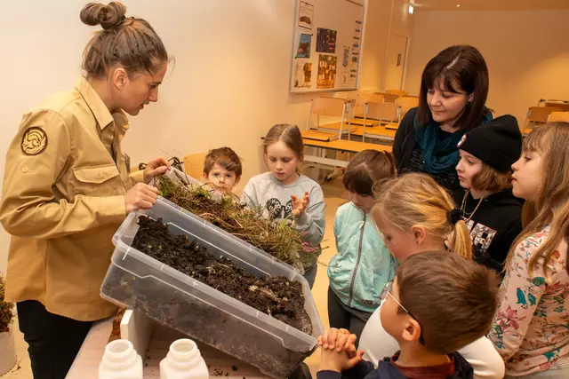 Ein "Klassenzimmer der besonderen Art" im Haus der Wildnis in Lunz am See | Foto: Christian Scheucher/Wildnisgebiet Dürrenstein-Lassingtal