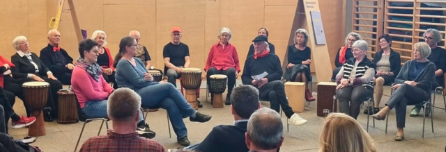 Otto Köhlmeier leitete die Gesprächsrunde nach der Vorstellung. | Foto: zVg