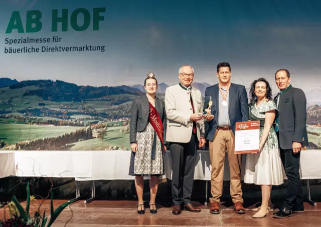 Christian Leeb bei der Preisverleihung in Wieselsburg. Wieden am See ist um eine Trophäe reicher. | Foto: ZVg: Christian Leeb