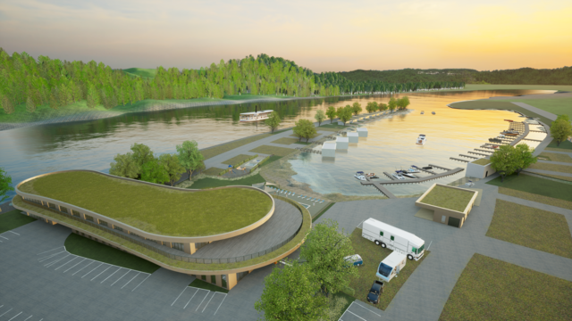 Die Umsetzung des Donauresorts Kasten mit 200 Stellplätzen für Camper und 100 für Boote wird sich noch etwas verzögern. Der Bootshafen ist allerdings auch in der Bauphase regulär in Betrieb. | Foto: Donauresort Kasten GmbH