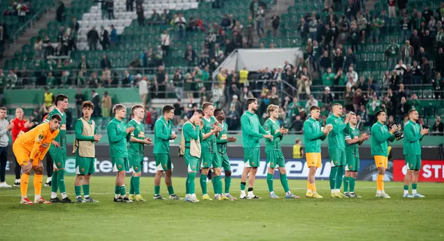 Der Traum vom Einzug ins Halbfinale der UEFA Conference League ist für den SK Rapid auf bittere Weise geplatzt. | Foto: GEORG HOCHMUTH / APA / picturedesk.com