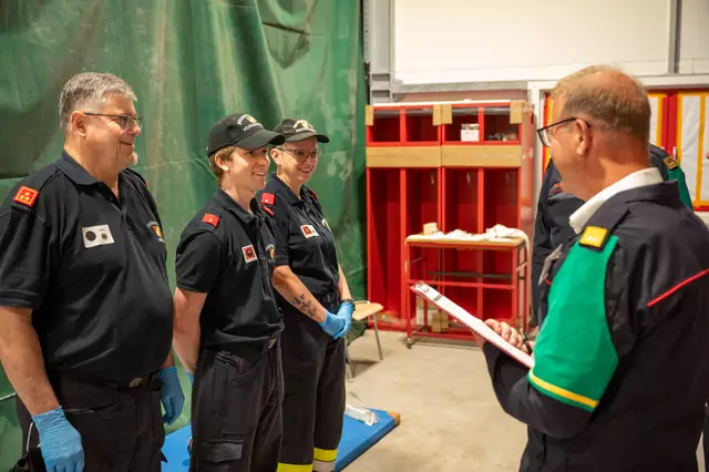 Bei herrlichem Frühjahrswetter fand kürzlich die Sanitätsleistungsprüfung (SAN-LP) der Bereiche Leoben und Bruck/Mur bei der Feuerwehr Leoben-Göss statt.  | Foto: Stefan Riemelmoser
