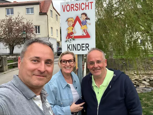 Bürgermeister Michael Cech, Vbgm. Manuela Dundler-Strassser und Verkehrsreferent Marcus Richter ziehen wie immer an einem Strang | Foto: Marktgemeinde Gablitz