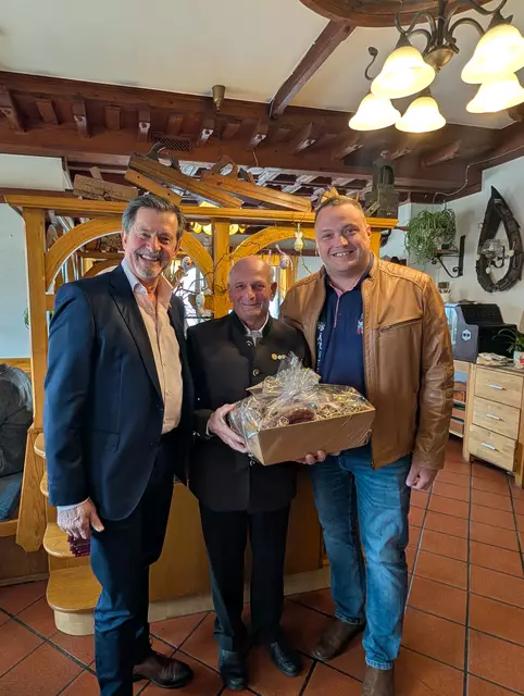 Josef Lobnig, Richard Wutte, Wolfgang Miglar (von links)