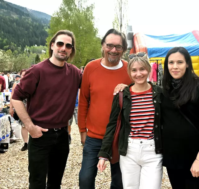 Wolfgang, Peter, Elena und Alexandra Elwitschger