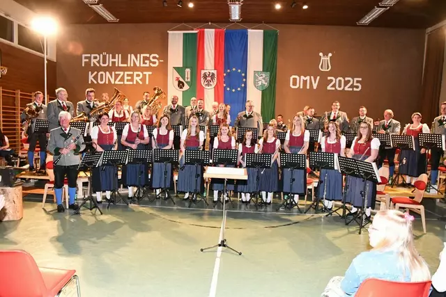 Beeindruckendes Konzert des Obermurtaler Musikvereines Stadl am Ostersonntagabend.  | Foto: Anita Galler
