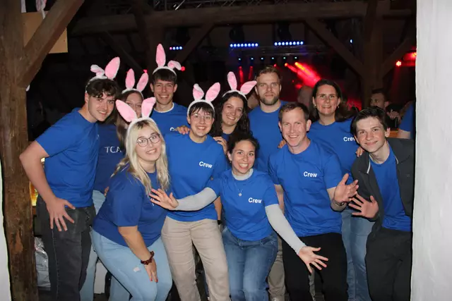 Das Team machte den Abend erst so richtig ausgelassen  | Foto: Anna Seymann