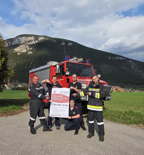 Die Jubiläumsfeier anlässlich 150 Jahre Feuerwehr Ternitz-Sieding steht bevor. | Foto: Feuerwehr Ternitz-Sieding