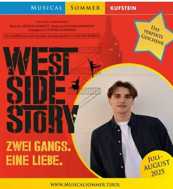 Nicolas Vinzenz, geboren in Wien, studiert Musikalisches Unterhaltungstheater an der MUK | Foto: MusicalSommer Tirol