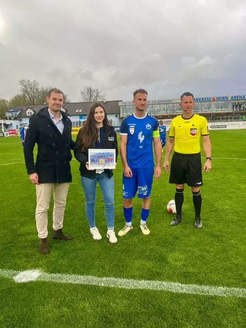 Ein besonderer Dank galt an diesem Abend der "WEB Windenergie AG" für die Übernahme der Match-Patronanz. | Foto: SV Horn