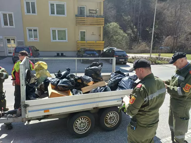 Da kam ordentlich viel Müll zusammen. | Foto: Privat