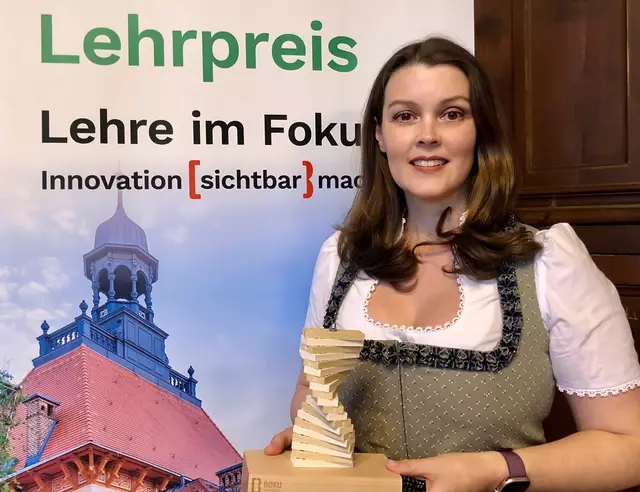 Elisabeth Weber wurde mit dem "Manfred Schwanninger Preis" ausgezeichnet. | Foto: Elisabeth Weber