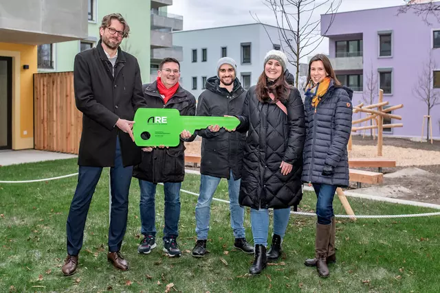 Anfang des Jahres 2025 wurden die letzten Wohnungen im Stadtentwicklungsgebiet Wildgarten übergeben. | Foto: Stefan Seelig
