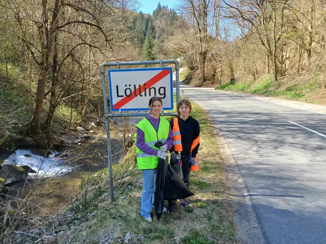 ... um das Ortsgebiet von achtlos weggeworfenem Müll zu befreien. | Foto: Privat