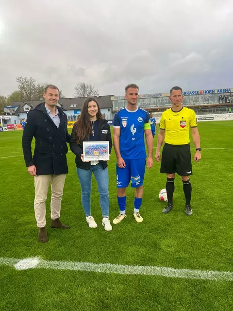 Ein besonderer Dank galt an diesem Abend der "WEB Windenergie AG" für die Übernahme der Match-Patronanz. | Foto: SV Horn