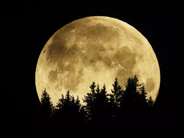 Faszination Vollmond: Der leuchtende Mond am Nachthimmel spielt im Mondkalender 2025 eine zentrale Rolle.