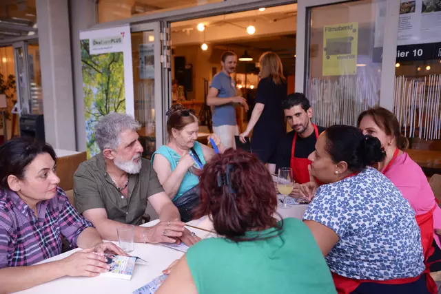 Am Ende wird auch gemeinsam gegessen. | Foto: Mariana Kosovan