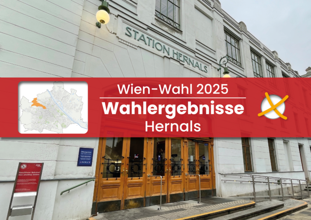 Wien-Wahl 2025: Die Wahlergebnisse aus dem Bezirk Hernals. | Foto:  Michael J. Payer/Diewald/MeinBezirk