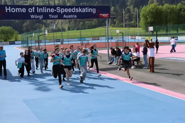 Runde für Runde Gutes tun – das bewies die BFW Wörgl beim selbst organisierten Spendenlauf im Rahmen der Freiwilligenwoche 2025. | Foto: Nimpf