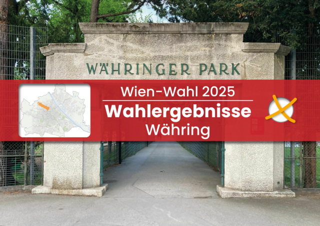 Alle Wahlergebnisse der Wien-Wahl 2025 aus dem Bezirk Währing. | Foto: Diewald/MeinBezirk