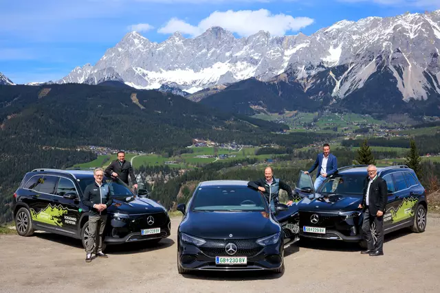 Partnerschaft zweier starker Marken (v.l.): Andreas Keinprecht (Vorsitzender Schladming-Dachstein), Michael Plank (Pappas Steiermark), Mathias Schattleitner (Geschäftsführer Schladming-Dachstein), Wolfgang Grünberger (Pappas Steiermark) und Wolfgang Prisching (Geschäftsführer Pappas Steiermark). | Foto: Martin Huber