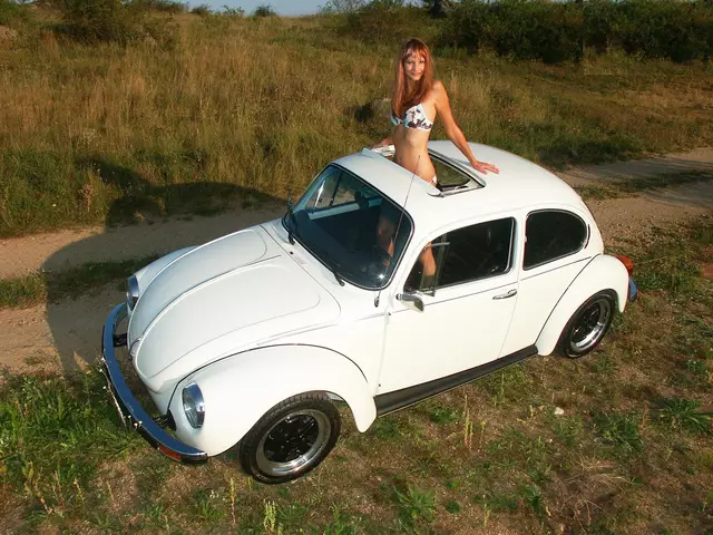 Den VW Käfer 1303 S gab es auch in praktischer Schiebedach-Version. | Foto: Hohenegger