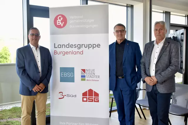 (v.l.) Bernd Gerdenitsch (Neue Eisenstädter), Alfred Kollar (OSG) und Bernhard Breser. | Foto: Stefan Schneider