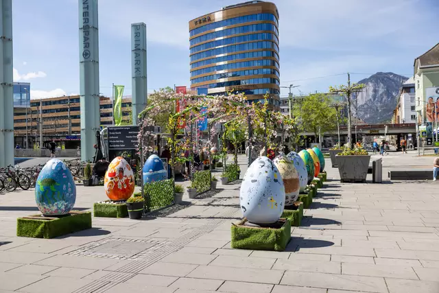 Ein Osterfest der besonderen Art wurde im Sillpark gefeiert. | Foto: Thomas Steinlechner