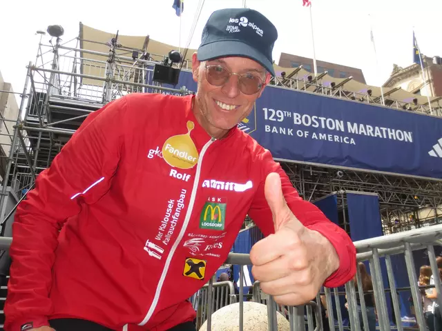 Rolf Majcen beim Boston Marathon  | Foto: Rolf Majcen