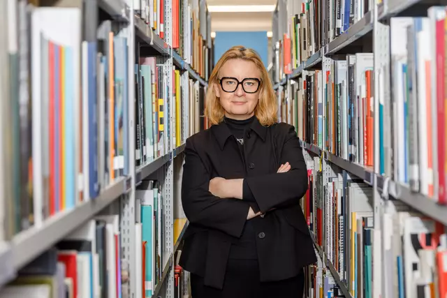 Brigitte Hütter ist Rektorin an der Kunstuniversität Linz und Präsidentin der österreichischen Universitätenkonferenz uniko. | Foto: Mark Sengstbratl