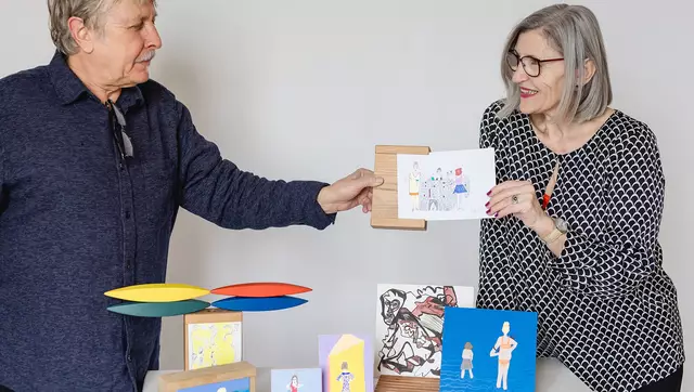 Von links: Rudolf Daschill und Ingrid Schiller. | Foto: Flora Fellner