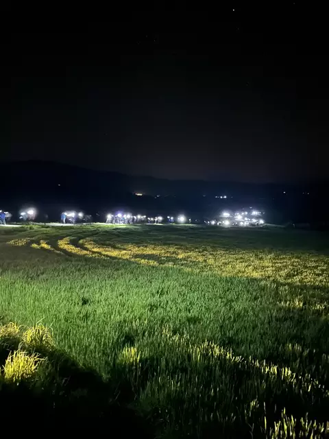 Um Mitternacht startet der Vierbergelauf nach der Messe. | Foto: Privat