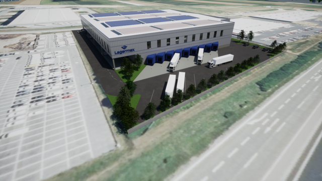 Zwischen Frikus und Magirus Lohr entsteht das neue Logistikcenter. | Foto: Lagermax
