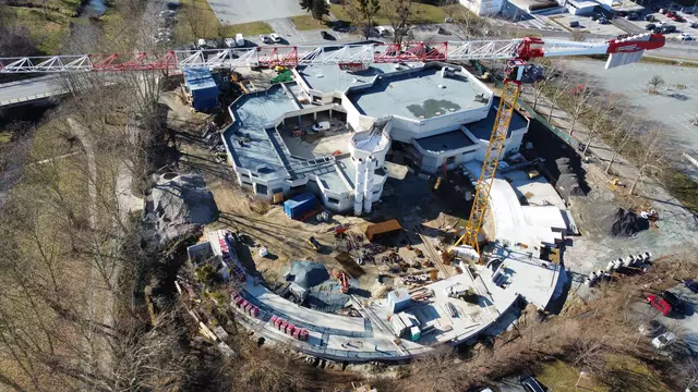 So sah die KUZ-Baustelle im März aus. | Foto: LIB