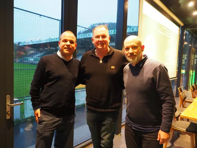 Das neue Vorstandstrio des DSV Leoben: Mark Prey, Peter Krenmayr, Christian Rauchhofer (v.l.). | Foto: Gaube