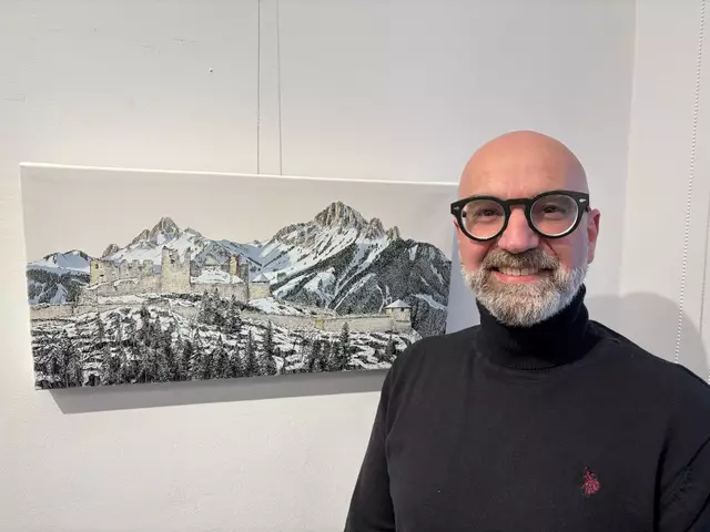 Marcello Nebl hat auch an Motiven aus dem Außerfern Gefallen gefunden.