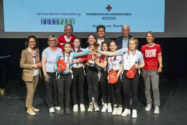 Das Siegerteam aus der MS Mariapfarr | Foto: EUROPARK/Wildbild/Rohrer