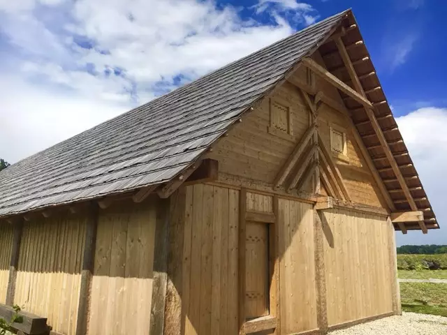 Herrinnenhalle im Keltendorf Mitterkirchen. | Foto: Manfred Hinterdorfer