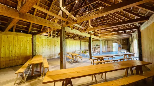 Herrinnenhalle im Keltendorf Mitterkirchen. | Foto: Manfred Hinterdorfer