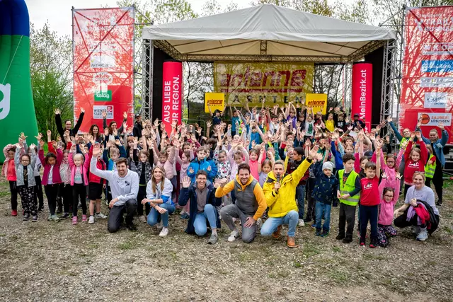 Beim MeinBezirk X-Trail Kids Run waren 600 Kinder aktiv dabei. | Foto: MeinBezirk.at