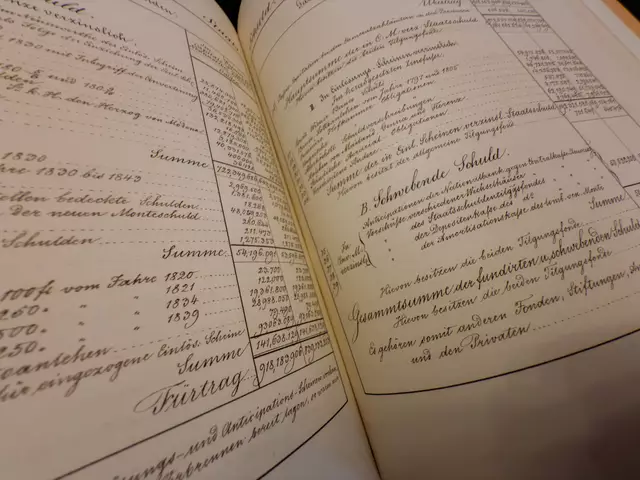 Aus dem österreichischen Staatsarchiv der Nationalbibliothek: Ein Buch über Staatsausgaben und -einnahmen aus dem Jahr 1843. | Foto: Gilian Scharf