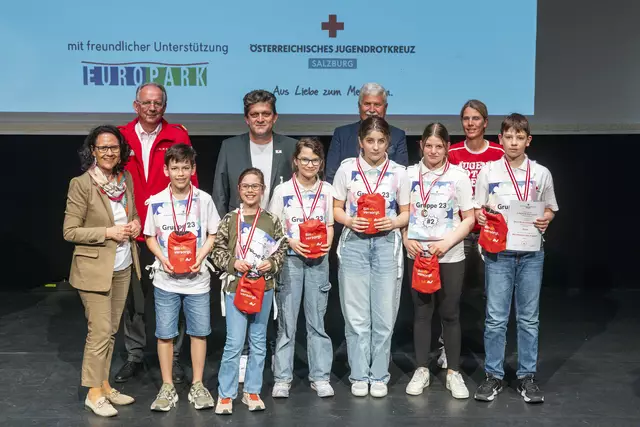 Das Team der Musik-MS St. Michael im Lungau wurde Vierter | Foto: EUROPARK/Wildbild/Rohrer