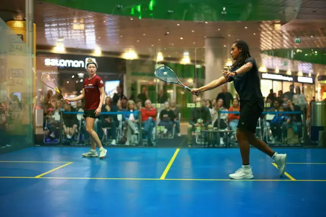 Das Halbfinale und das Endspiel des Damen-Turniers finden am Glascourt statt. Topgesetzt ist Hana Ismail aus Ägypten. Gioia D'Alonzo ist die einzige Österreicherin im Feld. | Foto: Stefan Müller